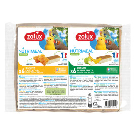 Poch. NUTRIMEAL Cookies exoti med,ovoce 2x6ks Zolux