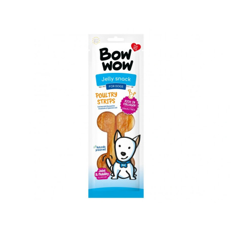 Bow wow poch. Drůbeží stripsy 60g