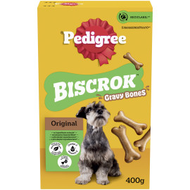 Pedigree poch.Biscrok Gravy Bones Flavour Biscuit 400g