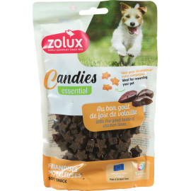 Pochoutka pes CANDIES hvězdičky játrové 150g Zolux
