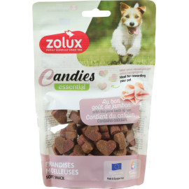 Pochoutka pes CANDIES Mini srdíčka vápník 150g Zolux