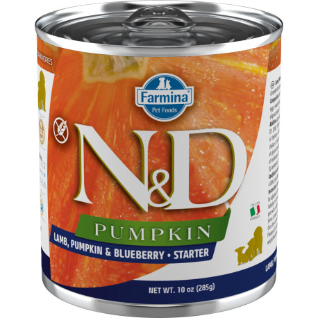N&D DOG PUMPKIN Starter Lamb & Blueberry 285g