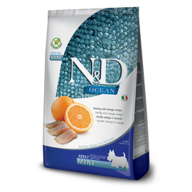 N&D OCEAN DOG Adult Mini Herring & Orange 7kg