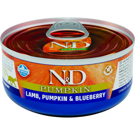N&D CAT PUMPKIN Adult Lamb & Blueberry 70g