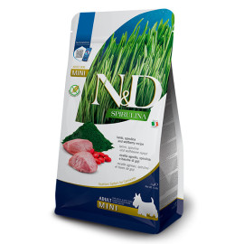 N&D SPIRULINA DOG Adult Mini Lamb & Wolfberry 2kg