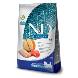 N&D OCEAN DOG Adult Mini Salmon & Cod & Melon 800g