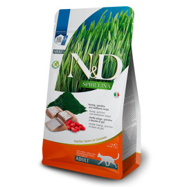 N&D SPIRULINA CAT Adult Herring & Wolfberry 1,5kg