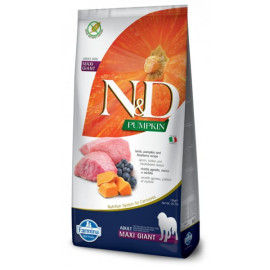 N&D Pumpkin DOG Adult Giant Lamb & Blueberry 12kg