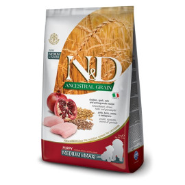 N&D LG DOG Puppy M/L Chicken & Pomegranate 12kg