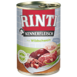Rinti Dog Kennerfleisch konzerva Adult divočák 400g