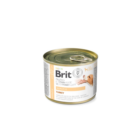 Brit VD Dog GF konz Hepatic 200g