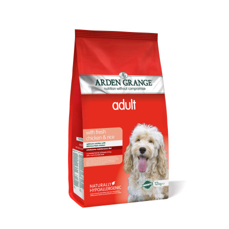 Arden Grange Dog Adult with fresh Chicken&Rice 12kg