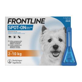 FRONTLINE SPOT ON pro psy S (2-10kg) - 3x0,67ml
