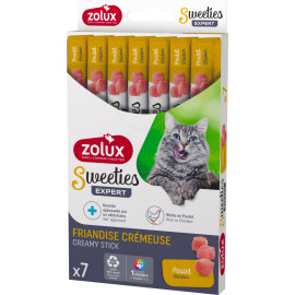Pochoutka kočka SWEETIES kuře 7ks Zolux