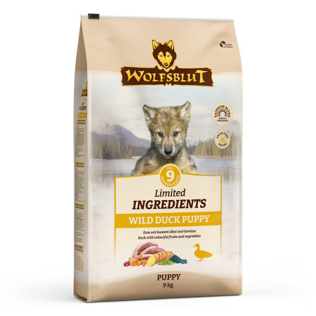 Wolfsblut Dog Puppy Limited Ingred. Wild Duck 9kg