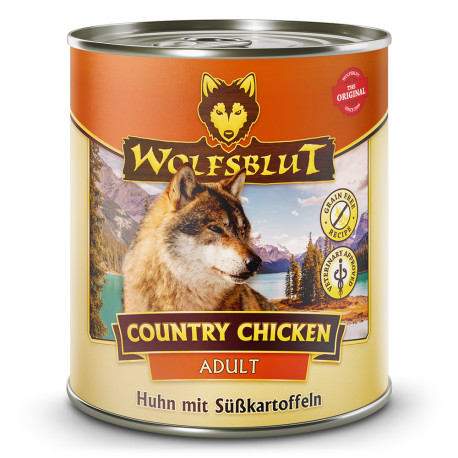Wolfsblut Dog Adult Country Chicken konz. 800g