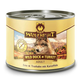Wolfsblut Dog Adult Wild Duck&Turkey konz. 200g