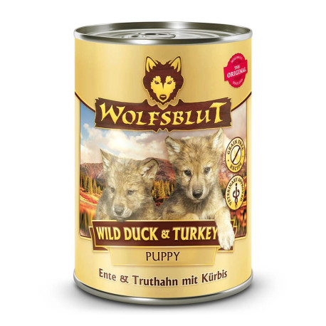Wolfsblut Dog Puppy Wild Duck&Turkey konz. 395g