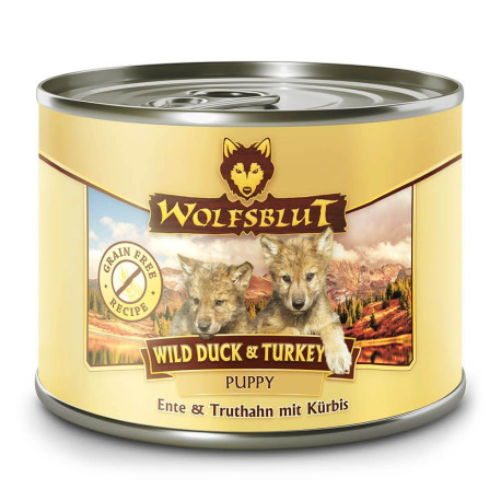 Wolfsblut Dog Puppy Wild Duck konz. 200g