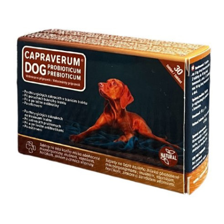 CAPRAVERUM DOG probioticum-prebioticum 30tbl