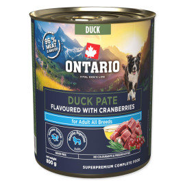 konzerva-ontario-adult-kachni-pate-s-prichuti-brusinek-800g