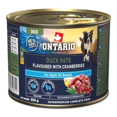 konzerva-ontario-adult-kachni-pate-s-prichuti-brusinek-200g