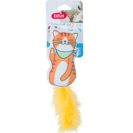 Hračka kočka CHATOUILLE Kočka s šátkem Zolux
