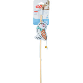 Hračka kočka CHATOUILLE Udice Ptáček s věnečkem Zolux