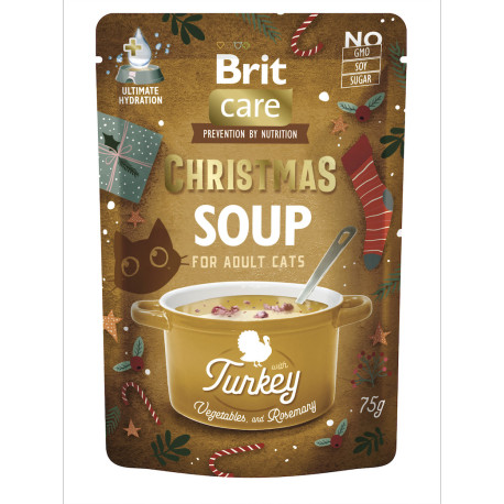 Brit Care Cat Christmas Turkey Soup 75g