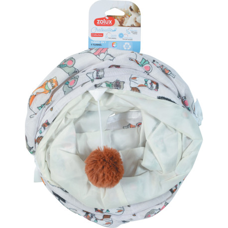 Hračka kočka CHATOUILLE Y-Tunel Zolux