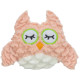 Hračka kočka Sovička s catnip, plyš, mix barev 11cm TR