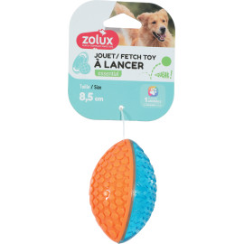 Hračka pes TAO Míč rugby 8,5cm Zolux