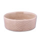Miska keramická Zig Zag 12cm písková 0,34l