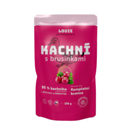 Louie Dog kapsa Kachní s brusinkami 150g