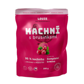 Louie Dog kapsa Kachní s brusinkami 300g