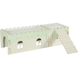 Domeček COSY dřevěný s přístavbou králík 9mm Zolux