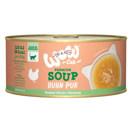 WOW Cat konzerva Adult Soup kuřecí polévka 70g
