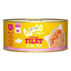 WOW Cat konzerva Adult Filet PUR losos 70g