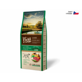Sam's Field Low Grain Junior Large Lamb - Free Range, superprémiové granule štěně a mladý pes s jehněčím , 13 kg (bez pšenice)