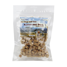Pochoutka Králičí a kach.maso kostky sušené mrazem 85g