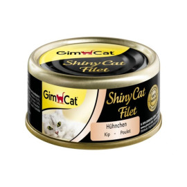 Gimcat ShinyCat konz. filet v kuřecím vývaru 70g