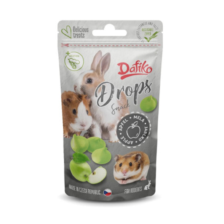 Dafíko drops pro hlodavce jablko 75g