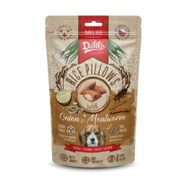 Dafíko plněné polštářky pro psy moučný červ/cibule 80g
