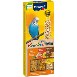 Vitakraft Bird Kräcker Andulka med/pom/popcorn tyč 3ks