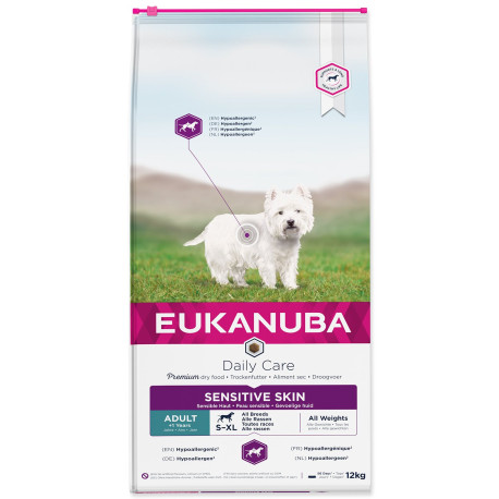 EUKANUBA Daily Care Sensitive Skin 12kg