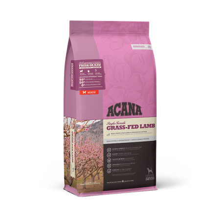 Acana Dog Grass-Fed Lamb  Singles 17kg