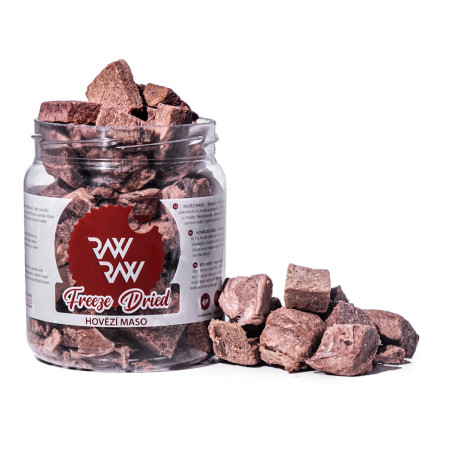 Raw Raw pochoutka mrazem sušené Hovězí libové maso 70g