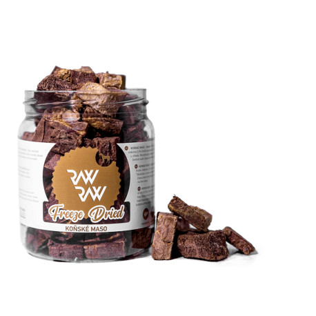 Raw Raw pochoutka mrazem sušené Koňské maso 80g