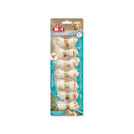 Kosti 8in1 Dental Delights žvýkací XS 7ks
