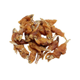 Pochoutka Rybičky omatané kuřecím masem 80g